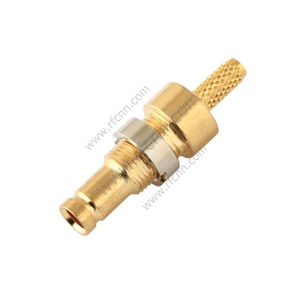1.0 / 2.3 Женский прямой обжим для RG174 RF разъема