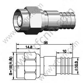 TNC мужчина для разъема RF LMR300