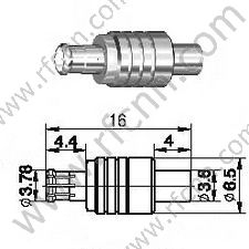 MCX мужчина для RG405 RF разъема