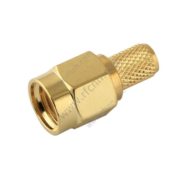 SMA мужской обжимной прямой для RG58 - RF разъем