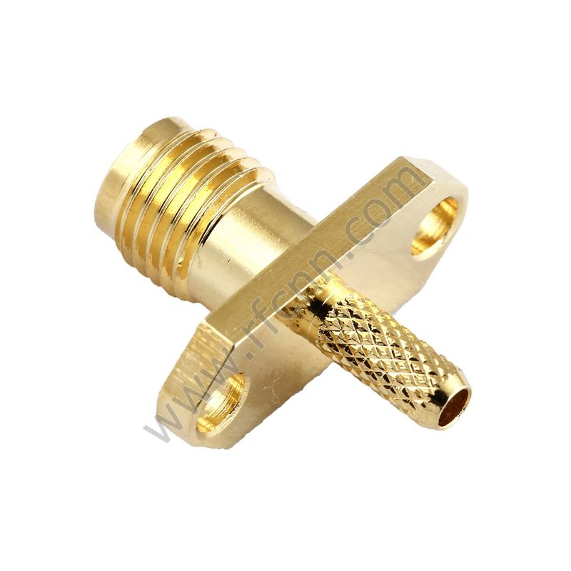SMA женский обжимный прямоугольник фланец для RG316 RF разъема