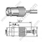 BNC Crimp Wain для RG174 RF разъема