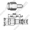 SMA мужской обжим для RG178 RF разъема