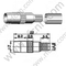 SMB Seal Crimp для RG58 RF разъема