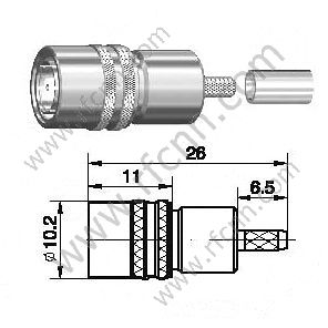 SMZ Mean для RG179 RF разъема
