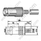 BNC Crimp Wain для RG58 RF разъема