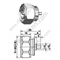 DIN 7/16 мужчина для RG402 полужесткий кабель RF разъема RF
