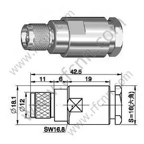 Mini UHF мужчина для разъема RF 7D-FB