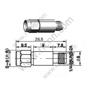 SMA мужчина к женскому аттенюатору --attenuration 10DB