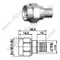 N мужчина для разъема RF LMR300
