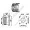 DIN 7/16 Женский Microslip RF разъем RF