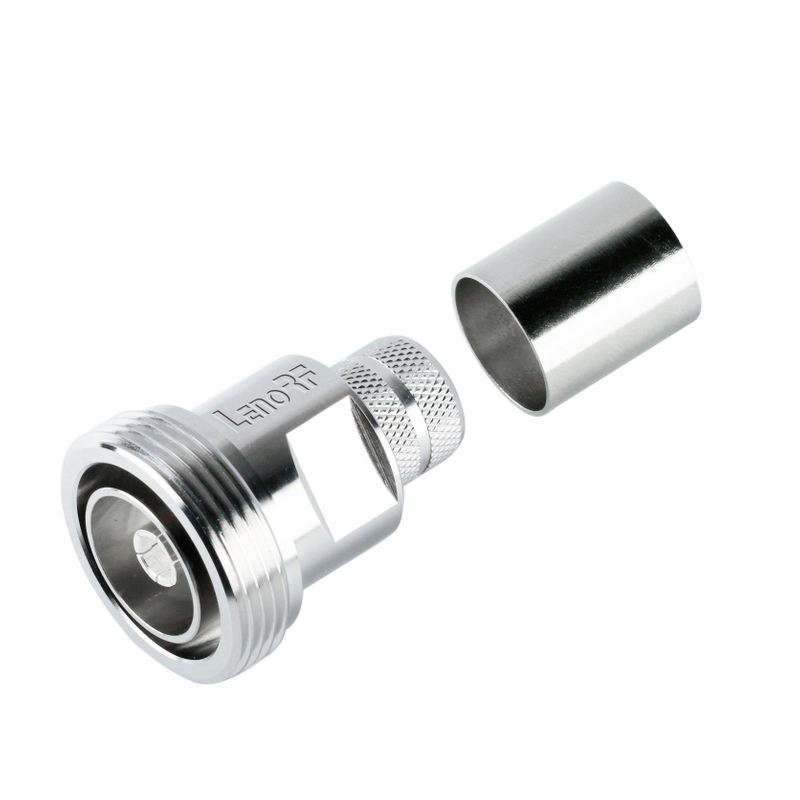 DIN 7/16 Женский прямой обжим для LMR600 - RF разъема
