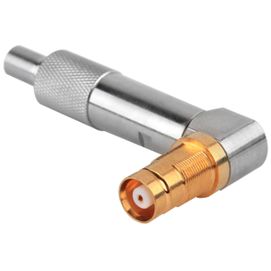 Mini Balun 1.6 / 5.6 L9 Женский правый угол в IDC AWG24 / 26 RF разъема