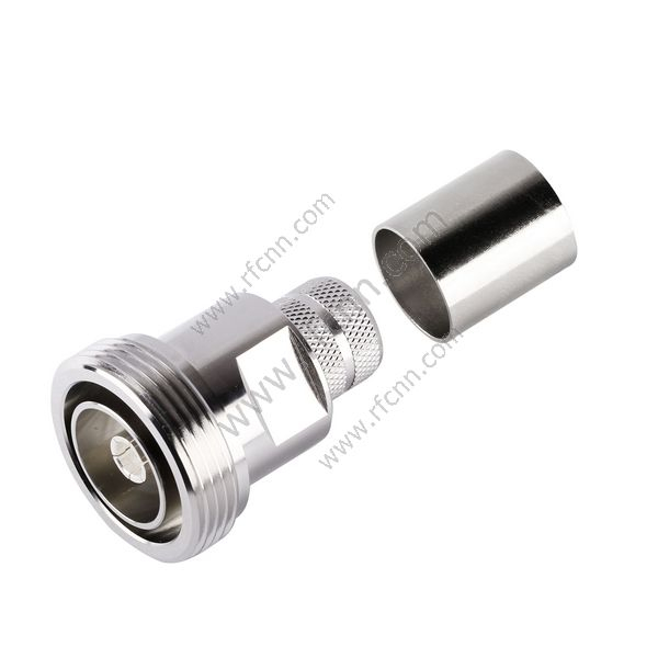 DIN 7/16 Женский прямой обжим для LMR600 - RF разъема