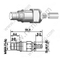 SMZ женщина для RG179 RF разъема
